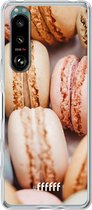 6F hoesje - geschikt voor Sony Xperia 5 III -  Transparant TPU Case - Macaron #ffffff