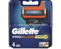 Gillette Fusion5 Proglide Power Scheermesjes voor Mannen - 4 navulmesjes