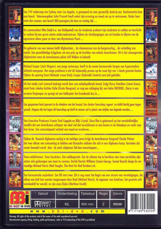 Achterkant van DVD-hoes met filminformatie en barcodes.
