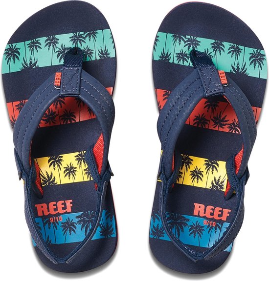 Reef Slippers - Maat 23/24 - Unisex - blauw/rood/geel