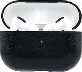 Airpods Pro Case - Premium Leer - Perfecte Pasvorm - Cliphanger - Hoesje uitsluitend geschikt voor de Apple Airpods Pro