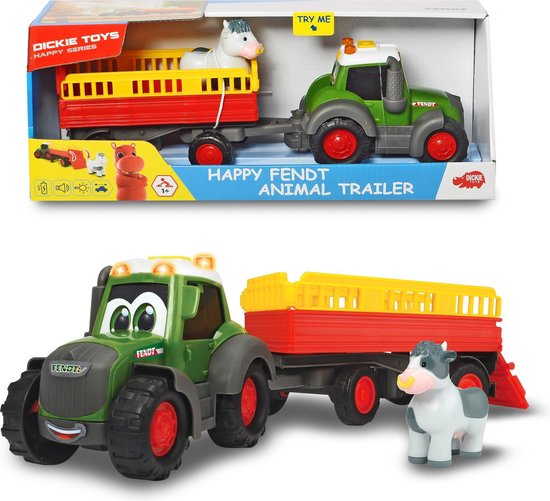 Dickie Toys ABC Fendt Animal Trailer 30 cm - Speelgoedvoertuig