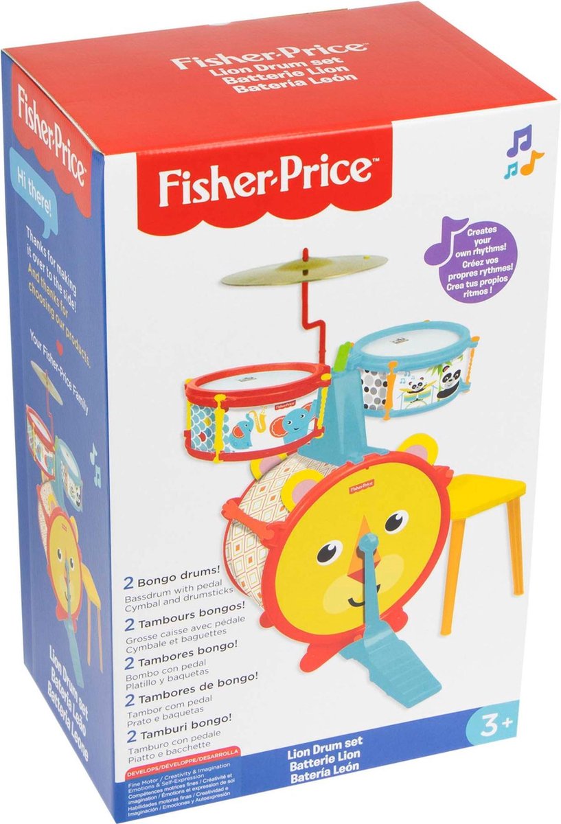 Drums Reig Fisher Price dieren Plastic | bol
