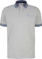 Tom Tailor Korte mouw Polo shirt - 1026015 Lgrijs (Maat: L)