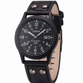 Horloge Xinew-zwart-4 cm -datum-Heren- Charme Bijoux