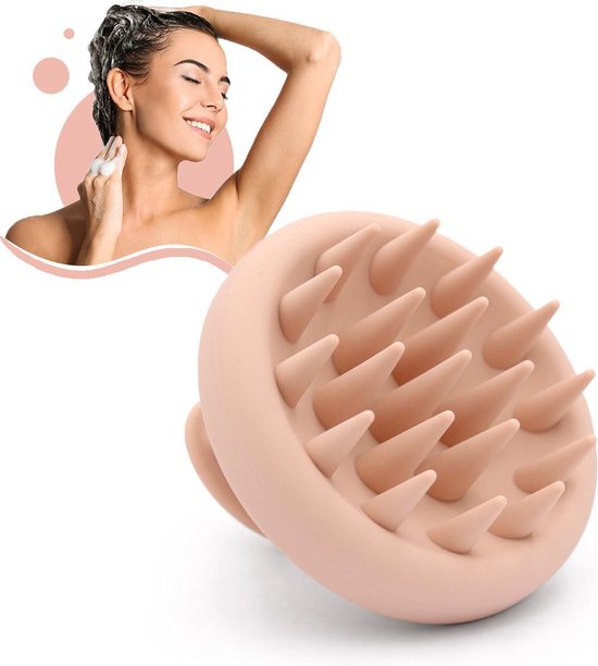 Jollify® sh2 - premium siliconen haarborstel - shampoo brush - scalp massager...