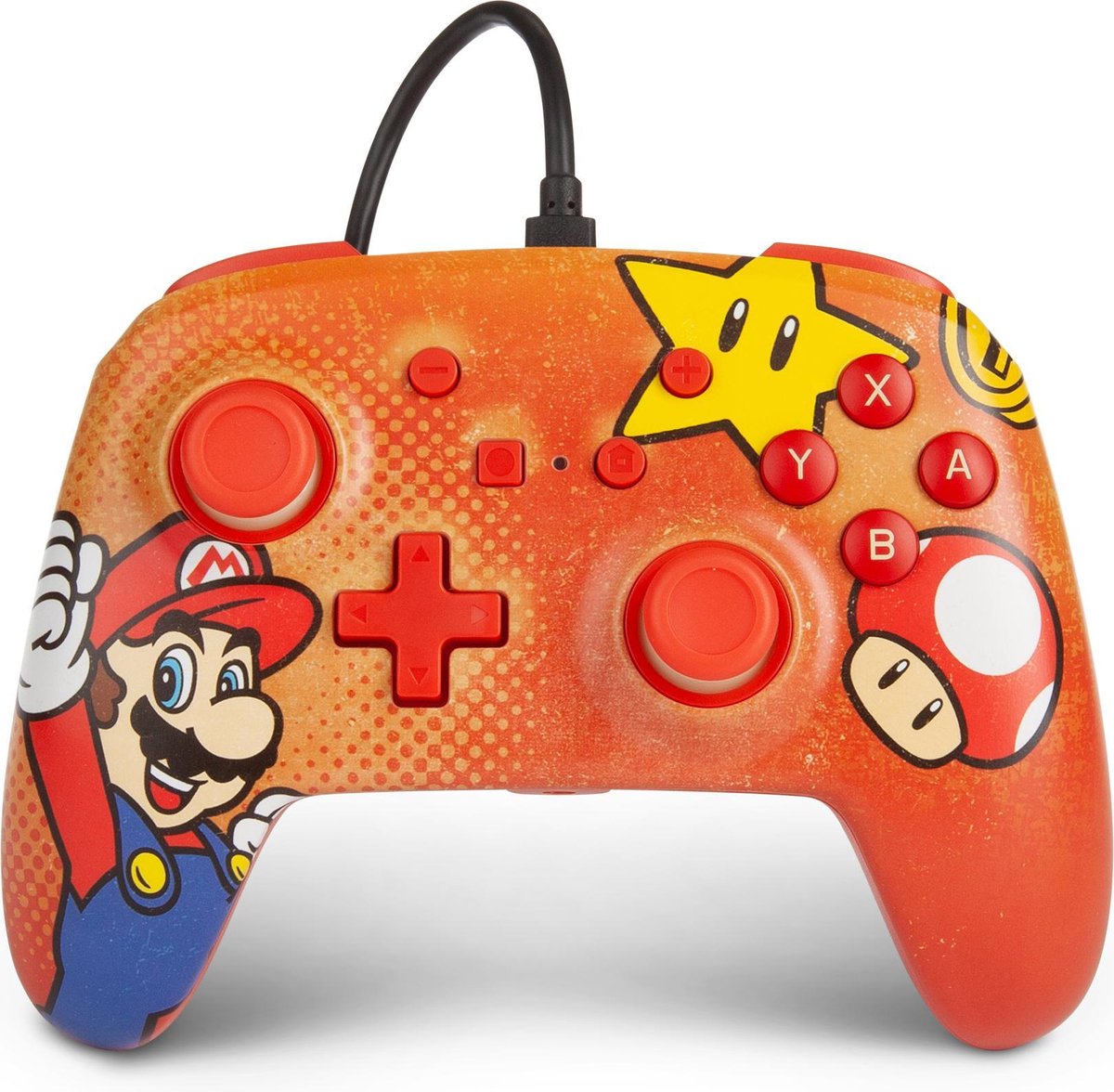 PowerA Enhanced Wired Controller - Mario Vintage