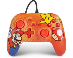 PowerA Geavanceerde Bedrade Controller - Geschikt voor Nintendo Switch - Mario Vantage