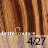 Dante Flip - Wire - Steil haar - 51cm/20" - 120 gram - kleur: 4-27 Medium Reddish Brown - Honey Brown