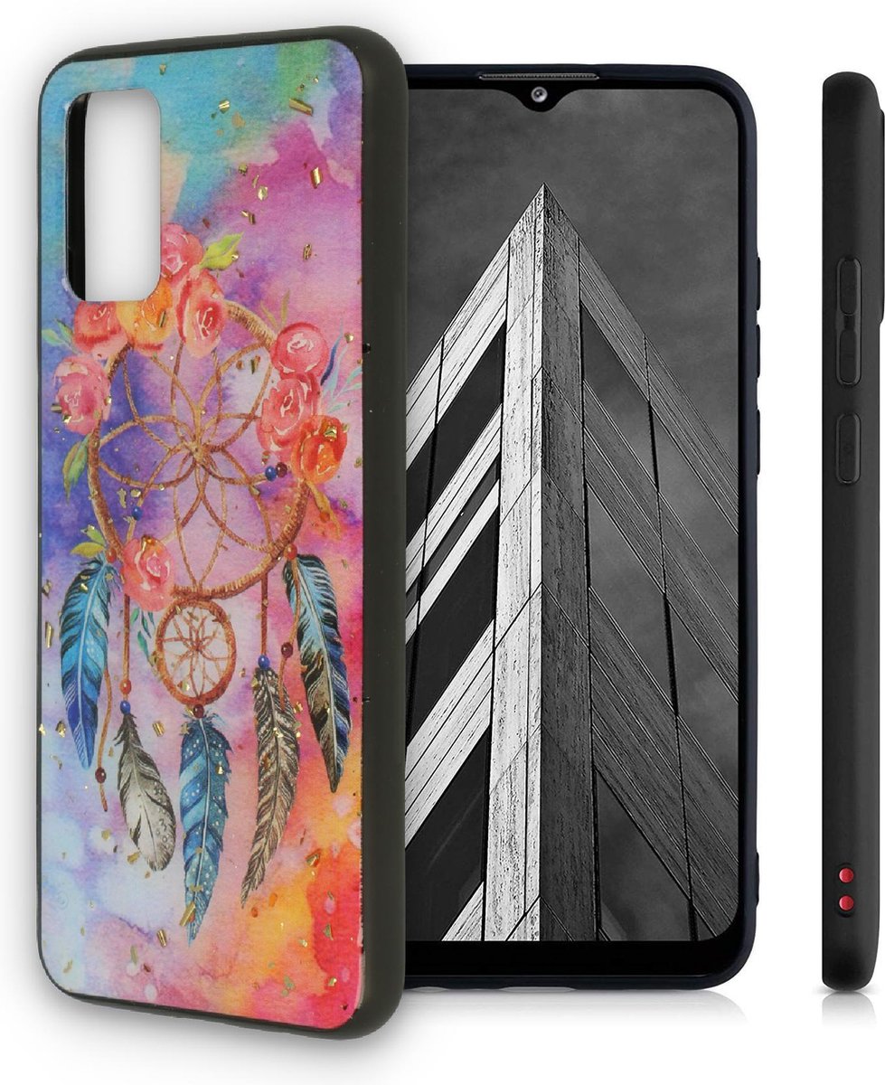 HB Hoesje Geschikt voor Samsung Galaxy A32 5G - Dromenvanger Print - Siliconen Back Cover