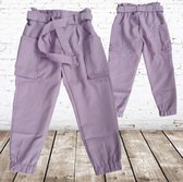 Lila meisjes broek -Papillon-158/164-Broek