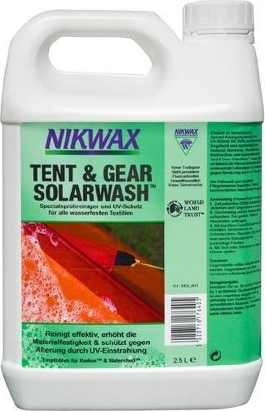 Nikwax Tent & Gear SolarWash Wasmiddel (2.5L) van Nikwax — afbeelding 5