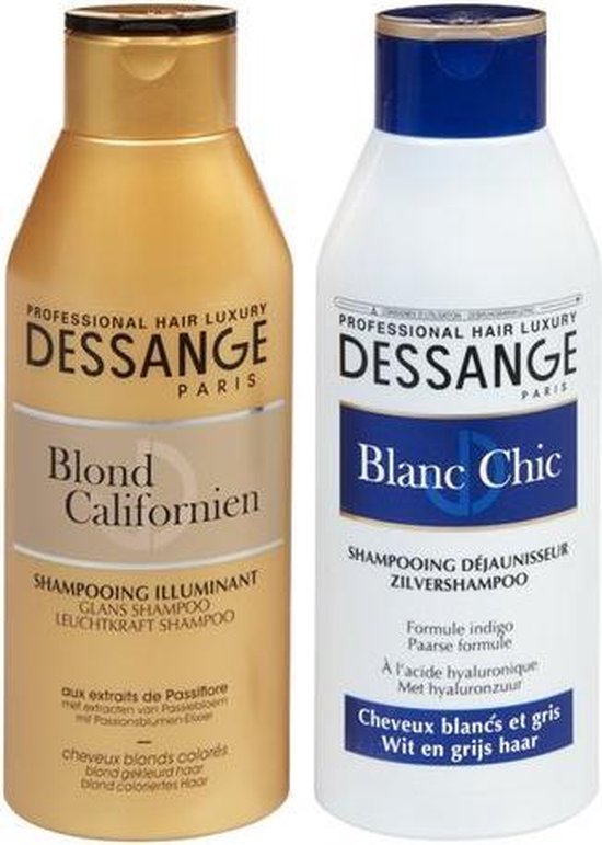 2X Jacques Dessange Blanc chic shampoing argenté 250 | bol
