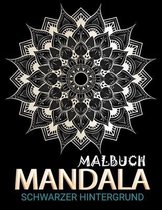 Mandala Malbuch schwarzer Hintergrund