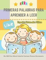 Primeras Palabras Para Aprender A Leer Español Holandés Niños. My 300 First Word Colorful Cartoon Picture Diccionario