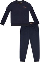 Koko Noko BIO Basics Set(2delig) Joggingbroek Nikki Navy en Sweater Nova Donkerblauw - Maat 122/128