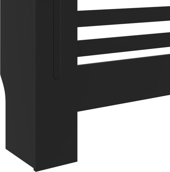 vidaXL Radiatorombouw 78 cm MDF zwart