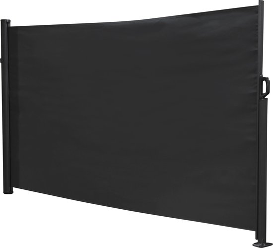 Outfit Windscherm uittrekbaar 300 x 160 cm - Zwart