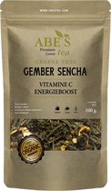 Abe's Tea, Groene Losse thee, Gember Sencha 100 gram - Vitamine C thee