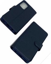 Huawei P40 Pro Donker Blauw Portemonnee Wallet Case -TPU  hoesje met pasjes Flip Cover - Boek  beschermend Telefoonhoesje