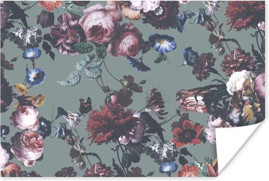 Affiche Fleurs - Roses - Rose - 90x60 cm