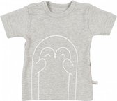 Plum Plum - T-shirt korte mouwen - Pinguïn - Lichtgrijs