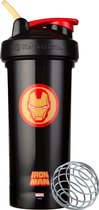 BLENDERBOTTLE | MERVEILLE | Iron Man | 820 ML | Agitateur de protéines | Shaker | Le shake le plus savoureux sans grumeaux.