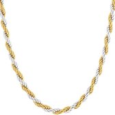 Fashion Jewelry - Rope Chain - Goud/Zilver - Twist - Heren- Dames - kettingen