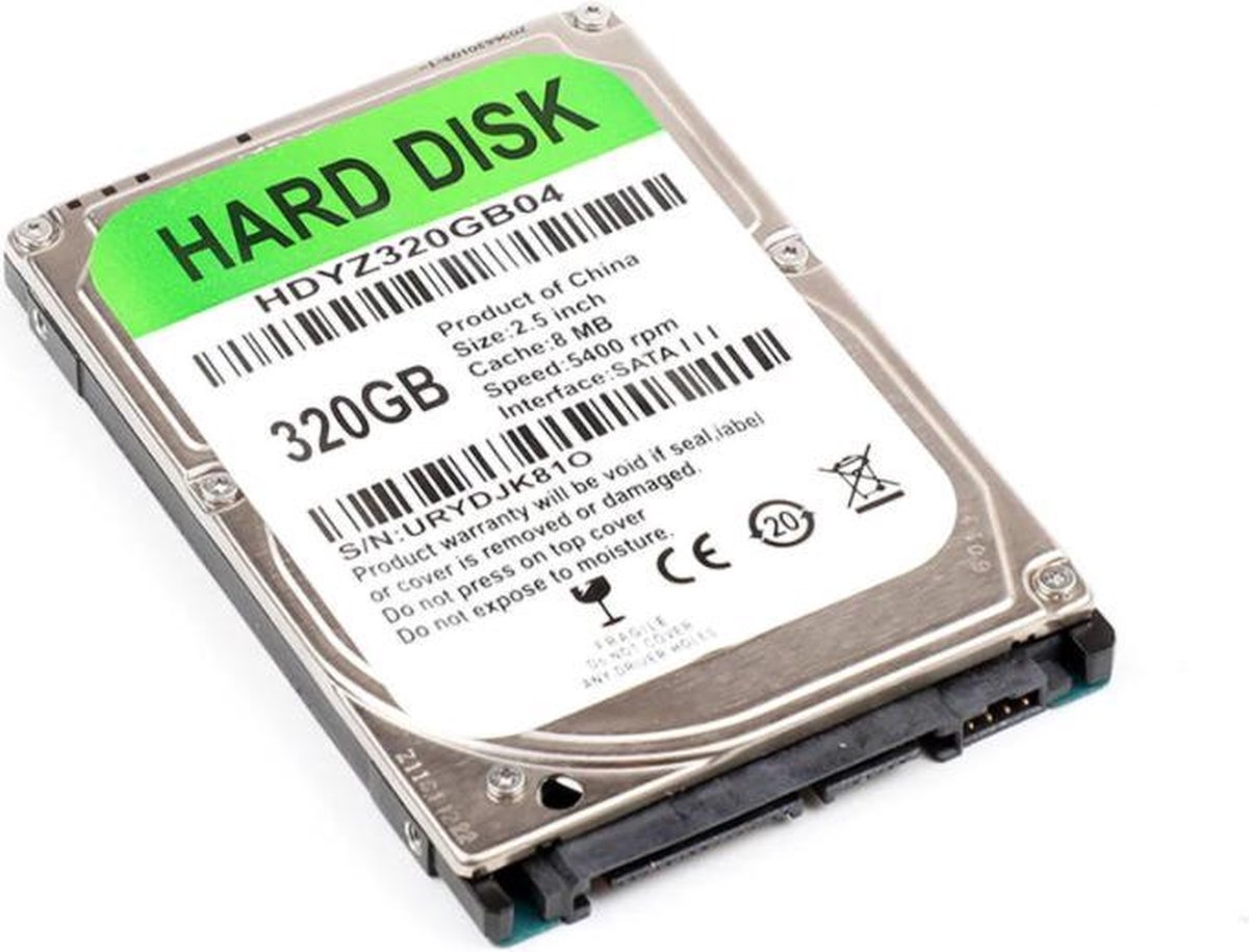 320 GB Harde Schijf Sata 2.5 Inch Mechanische laptop Hdd 8Mb Cache 5400Rpm  Snelheid... | bol.com