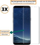 Fooniq Screenprotector Transparant 3x - Geschikt Voor Samsung Galaxy S8