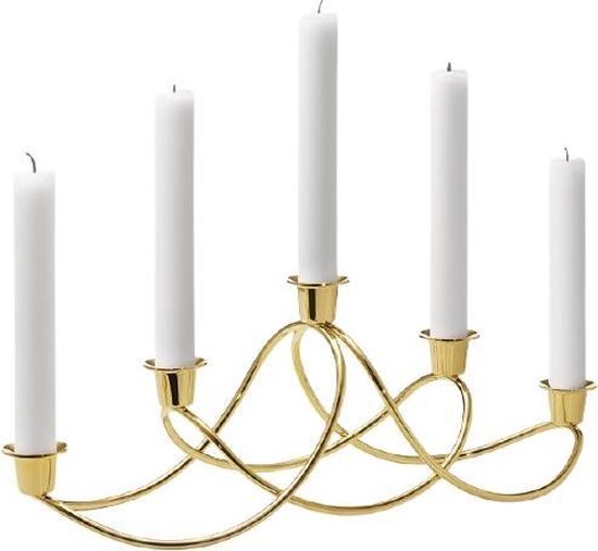 Georg Jensen Harmony kandelaar goud