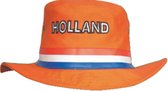 Bucket Hat oranje Holland met leeuw en rood-wit-blauwe vlag | WK Voetbal Qatar 2022 | Nederlands elftal zonnehoedje | Nederland supporter | Holland souvenir