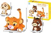 Nano blocks, Simba, Timon & Pumba, 1856 stukjes