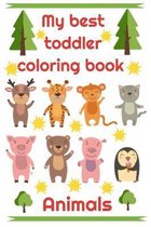 My best toddler coloring book Animals