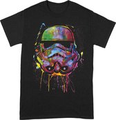 Star Wars Paint Splats Helmet T-Shirt - S