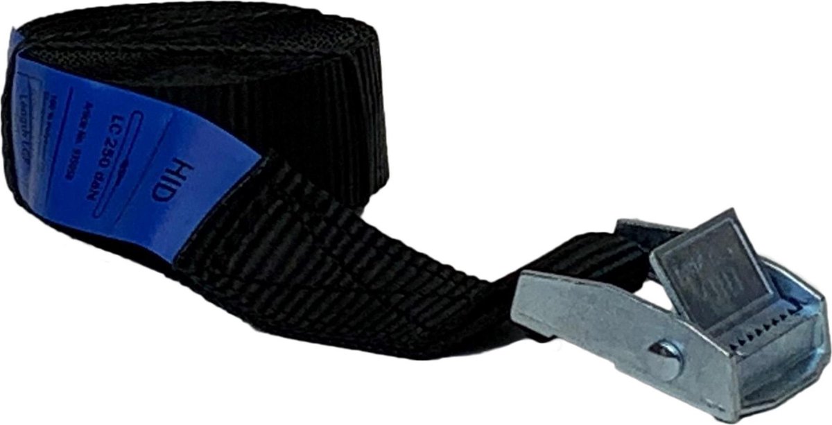 BCF-Products Sjorbanden - Spanbanden - 3 meter - 2 stuks - Zwart band