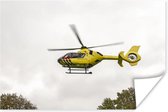 Poster Gele traumahelikopter - 30x20 cm