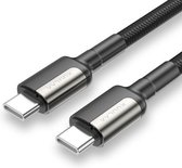 KUULAA KL-X32 100W 5A Type-C / USB-C naar Type-C / USB-C PD Aluminium oplaadgegevenskabel, lengte: 2m (aanslag)