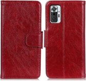 Voor Xiaomi Redmi Note 10 Pro Nappa Texture Horizontale Flip Leren Case met Houder & Kaartsleuven & Portemonnee (Rood)