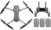 Sunnylife Koolstofvezel Waterdicht All-surround 3D PVC Sticker Kit voor DJI Mavic 2 Pro / Zoom Drone Quadcopter (zilver)