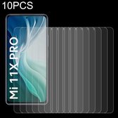 Voor Xiaomi Mi 11X Pro 10 STUKS 0.26mm 9H 2.5D Gehard glasfilm