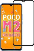 Voor Xiaomi Poco M2 Reloaded Full Glue Full Screen gehard glasfilm