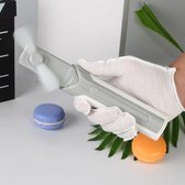 Multifunctionele draagbare draagbare USB-oplader Kleine ventilator (grijs)