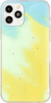 Aquarel glitter patroon schokbestendig TPU beschermhoes voor iPhone 11 (herfstbladeren)