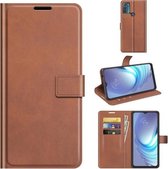 Voor Motorola Moto G50 Retro Kalfspatroon Gesp Horizontale Flip Leren Case met Houder & Kaartsleuven & Portemonnee (Lichtbruin)
