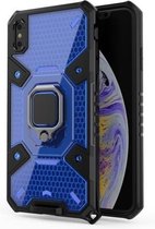 Voor iPhone XS Max Space PC + TPU beschermhoes (blauw)