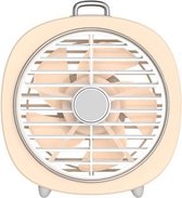 JOYROOM JR-CY276 Mute Mini Portable Student Dormitory Desktop Handheld Ventilator (roze)
