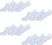 12 PAAR Sneakersokken | Unisex | Sokken Heren Sokken Dames | Katoen | Maat 41-46 | Witte Sokken | Duurzaam |