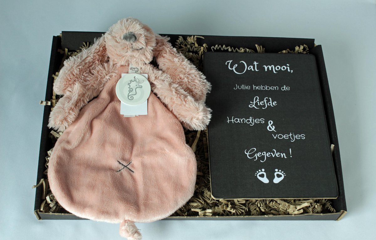 Goedkoopste Brievenbus cadeau Rabbit Richie - Happy Horse - Knuffel - Geboorte - Zwangerschap - Kraamcadeau