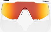100% SPEEDCRAFT® Off White HiPER® Red Multilayer Mirror Lens + Clear Lens Included - WHITE -